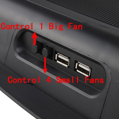 Blue LED 10-Inch to 17-Inch Laptop Notebook Cooling Cooler Stand Pad