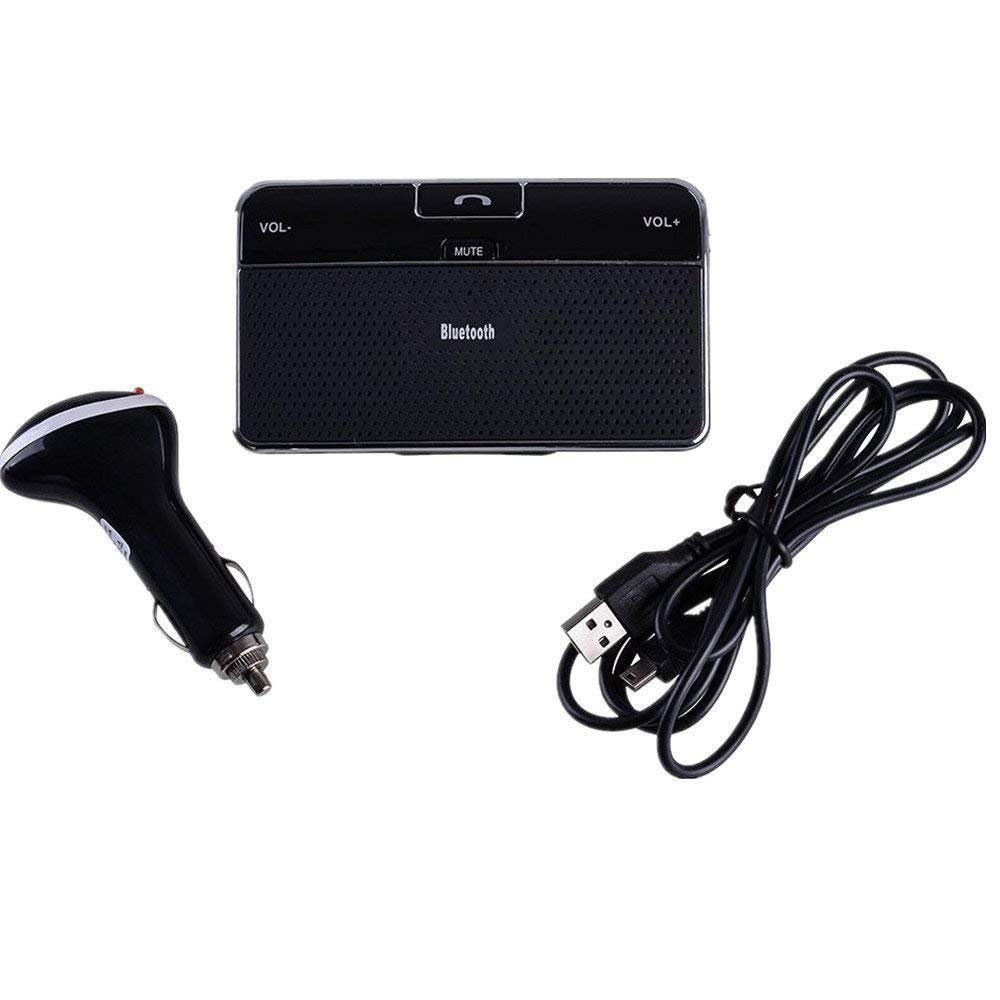 Bluetooth 4.0 Car Kit In-car Hands Free Speakerphone/ MP3 Player/ Music Receiver with Clip