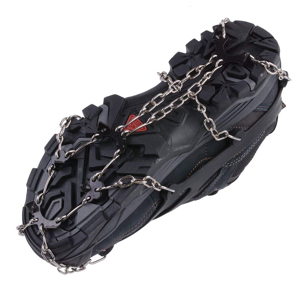Ice Snow Grip Shoe Chains Anti Slip Overshoes Snow Shoes Crampons Cleats
