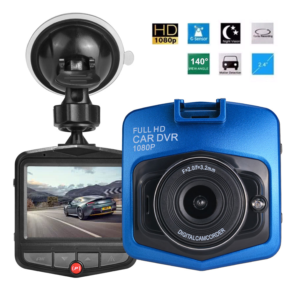 2.4 inches Full HD 1080P GT300 Car DVR Vehicle Camera Video Recorder Dash Cam G-sensor